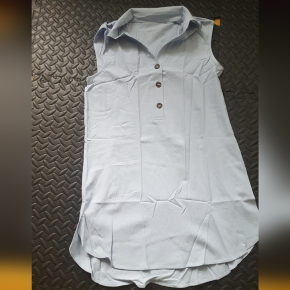 Cupshe buttoned dolphin hem mini dress New - Picture 1 of 3